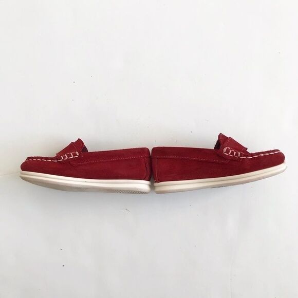 ZARA maroon suede loafers VGUC size 22(6) - Picture 2 of 7